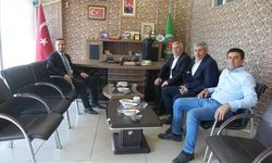 Cizre Kaymakamı Ahmet Vezir Baycar, Cizre Ziraat Odası'nı ziyaret etti