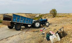 Adıyaman'da devrilen traktördeki 6 kişi yaralandı