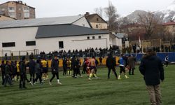 Bitlis'te amatör lig maçında kavga