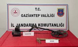 Gaziantep'te kaçak kazı yapan zanlı yakalandı