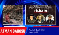 Filistin'deki Savaş Suçları ve Soykırım Paneli Batman'da