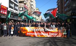 Diyarbakır'da İsrail'in Gazze'ye yönelik saldırıları protesto edildi