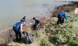 Muğla Ula Göleti'nde kapsamlı temizlik