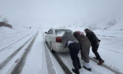 Adıyaman'da kar nedeniyle 122 köy ve mezra yolu ulaşıma kapandı