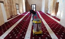 Mardin'de ramazan öncesi cami ve mescitler temizlendi