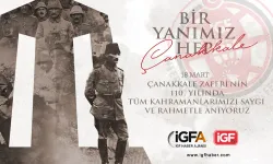 110. yılında da bir yanımız hep Çanakkale!