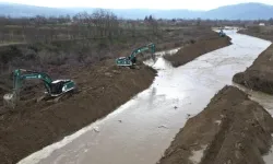 Bursa İnegöl'de sel baskınlarına karşı çalışma sürüyor