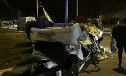 Adıyaman'da iki otomobilin çarpıştığı kazada 3 kişi yaralandı