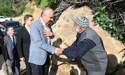 Batman Valisi Ekrem Canalp Sason'da köyleri ziyaret etti