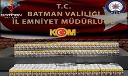 Batman'da gümrük kaçağı bin paket sigara ele geçirildi