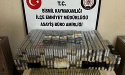 Bismil'de 400 paket kaçak sigara ve 400 tabanca fişeği ele geçirildi