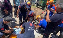 Diyarbakır'da düştüğü çukurda sıkışan çocuk kurtarıldı