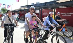 Gaziantep Bisiklet Festivali'nde yaklaşık 600 kişi pedal çevirdi