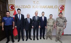 Mardin Valisi Akkoyun Mazıdağı ilçesinde ziyaretlerde bulundu