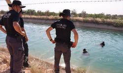 Şanlıurfa'da sulama kanalında akıntıya kapılan çocuğu arama çalışmaları sürüyor