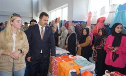 Viranşehir halk eğitim merkezi kursiyerlerinin yaptıkları ürünler sergilendi