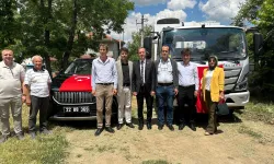 Beğendik Belediyesi’ne TOGG ve çöp kamyonu