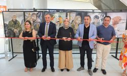 Mardin'de "Göçün Hafızası ve Gazze" konulu resim sergisi açıldı