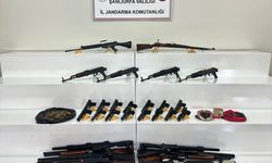 Şanlıurfa'da 6 uzun namlulu silah ve 15 tabanca ele geçirildi