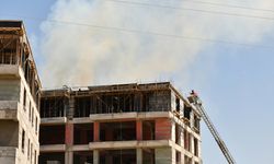 Adıyaman'da bina inşaatında çıkan yangın söndürüldü