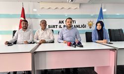 AK Parti Siirt İl Başkanı Özturan'dan 'Terörsüz Türkiye' sürecine ilişkin açıklama
