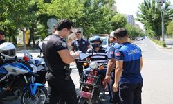 Batman'da Motosiklet Sürücülerine Ortak Denetim