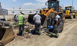 Batman'da sanayi sitelerinde temizlik çalışması yapıldı