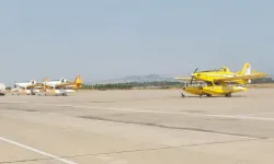 Bursa Yenişehir Havalimanı’nda yangın seferberliği