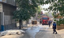 Diyarbakır'da 1. Sanayi Sitesi'ndeki bir iş yerinde yangın çıktı