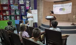 Eskişehirli miniklerden park toplantısı