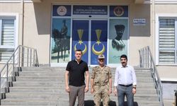 Kurtalan Kaymakam Serin'den Jandarma Komutanı İnan'a ziyaret