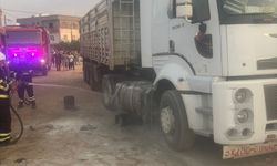 Mardin'de tırın yakıt deposunda meydana gelen patlamada 7 kişi yaralandı