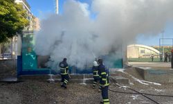 Siirt'te elektrik trafosu yandı