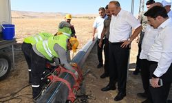 Vali Canalp, İçme Suyu Hattı Çalışmalarını İnceledi
