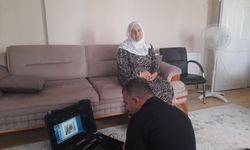 Batman'da yaşlı, engelli ve hasta vatandaşlara evde nüfus hizmeti veriliyor