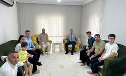 Cizre Kaymakamı Baycar, YKS ve YDS'de dereceye giren öğrencileri ziyaret etti