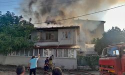 Gölbaşı'nda bir evde çıkan yangın söndürüldü