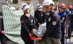 İstanbul Maltepe’de gerçeğini aratmayan tatbikat