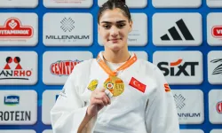 Judocu Sinem Oruç’tan Üsküp’te altın madalya