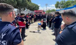 Konya ve Hatay itfaiyelerinden örnek iş birliği