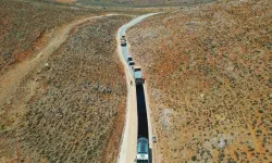 Malatya'da bozulan yollara sıcak asfalt