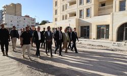 Mardin Valisi ve Büyükşehir Belediye Başkan Vekili Akkoyun, yol çalışmalarını inceledi