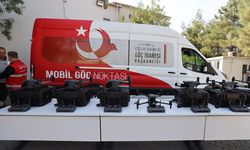 Mardin'de sınır güvenliği için 7 dron ve mobil göç aracı hizmete girdi