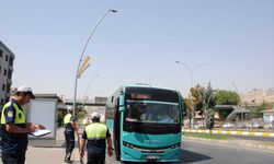 Şanlıurfa'da klimasız yolcu taşıyan toplu taşıma araçlarına para cezası uygulandı