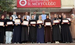 Batman'da 55 Öğrenci Hafızlık İcazeti Aldı