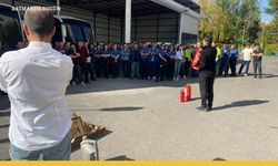 Batman İtfaiyesinden Emniyet Personeline Eğitim