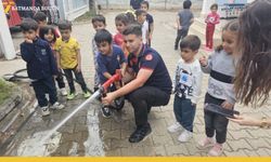 Belediye'den Miniklerimize Yangın Eğitimi