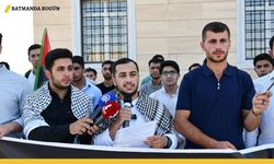 Batman Üniversitesi'nde İsrail Protestosu