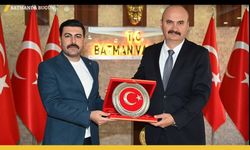 Genç Sağlık Sendikası Başkanı Osman Kaya Batman Valisi'ni Ziyaret Etti