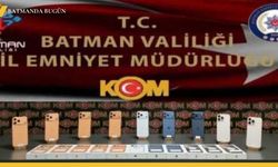 Batman'da Kontrol Noktasında 11 Kaçak Telefon'a El konuldu